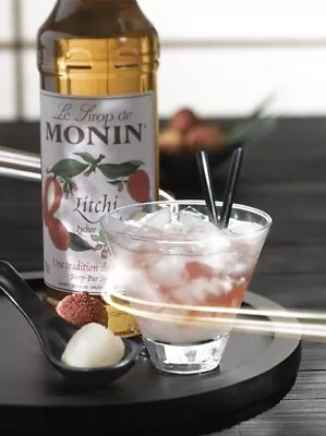 MONIN Lychee Syrup 700ml For Cocktails BEST BEFORE 07/23 HENCE PRICE • £2.75