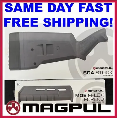 M-LOK Magpul For Remington 870 SGA Stock + Forend Combo BLACK MAG460 MAG496-BLK • $125