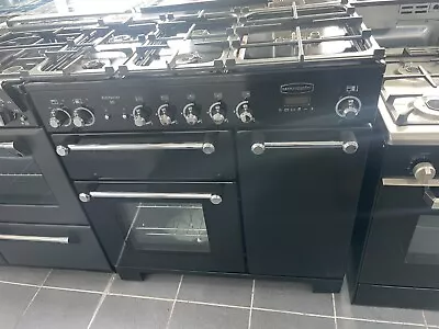 Ex Display Rangemaster Kitchener 90FSD Range Cooker 90cm Dual Fuel In Black • £1299.99