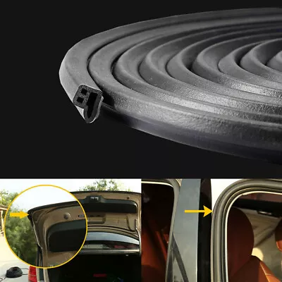 L-Shape Rubber Seal Strip Edge Car Accessories For Door Trunk 10M Weather Strip • $29.02