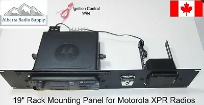 19” Rack Mount Panel + Speaker  For Motorola XPR4350 XPR4550 XPR5550 MotoTrbo • $110.11