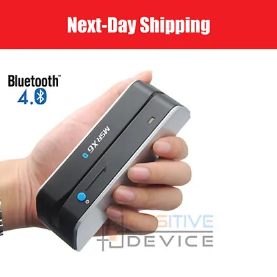 Bluetooth MSR X6BT Mini Magnetic Stripe Card Reader Writer Encoder Mag TK • $195