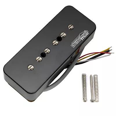 Wilkinson M Black P90 Soapbar Humbucker Size Single Coil Neck Guitar Pickup 10K • £20.29