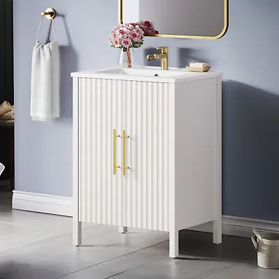 24'' Bathroom Vanity With Sink Combo Modern Bathroom Storge Vanity Cabinet Set • $199.99