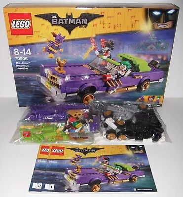 The Lego Batman Movie 70906 - The Joker Notorious Lowrider - Complete • $79.95