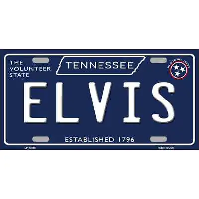 Elvis Tennessee Blue Novelty Metal License Plate Tag • $11.25