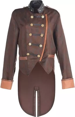 NEW Steampunk Jacket Veston Costume (Jacket ONLY) Adult Up To Size 42 Cosplay • $34.99