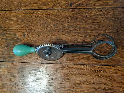 A & J Antique Egg Beater Hand Mixer Made In USA 1923 Vintage Decorative Piece • $9.99