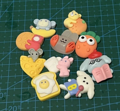 £4.28 • Buy 10Pcs Shoes Accessories DIY Cartoon Shoes Buttons Decoration For Croc Charms Gif
