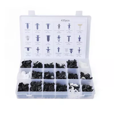 435PCS/set Car Door Panel Retainer Push Pin Trim Rivet Screw Clip Fastener +Tool • $37.09