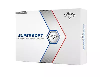 NEW Callaway 2023 Supersoft Golf Balls 12pk - White - Drummond Golf • $35.95