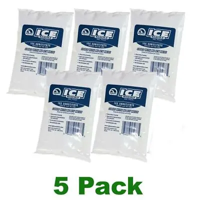 Igloo Maxcold 5 Pack Reusable Ice Block Soft Gel Non Toxic Cooler Ice Packs • £15.95