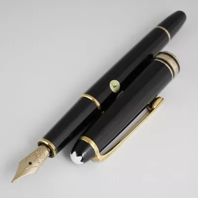 Montblanc Meisterstuck 144 Fountain Pen F (unicolor Nib)(ebonite Feed)(used) • $179