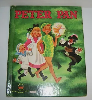 PETER PAN Vintage Children's Classic Illustrated WONDER BOOK 1952 • $14.99