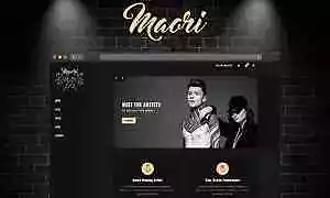 Maori â€“ Tattoo Studio WordPress Theme • £0.99