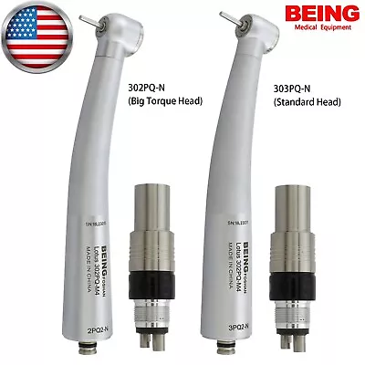 BEING Air Turbine Handpiece 302PQ-N 303PQ-N Torque Fit NSK Mach Coupler 4 Hole • $71.99