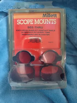 Millet Scope Mounts See Thru Mossberg 500 Slugster • $49.88