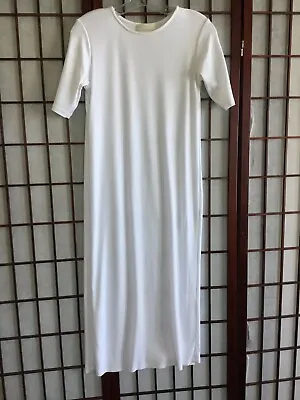 La Garconne Moderne Didion Midi Dress In White Nwt • $145