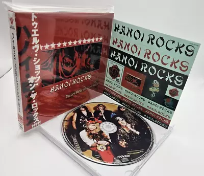 HANOI ROCKS Twelve Shots On The Rocks Japan CD W/Bonustrack OBI O-Card Sticker • $24.99