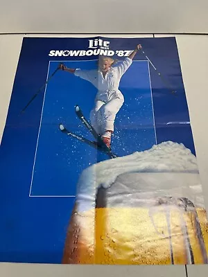 1987 Miller Lite Snowbound Poster • $11.04