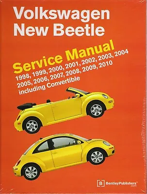 1998-2010 Volkswagen New Beetle Plus Convertible Repair Service Manual VB10 • $142.95