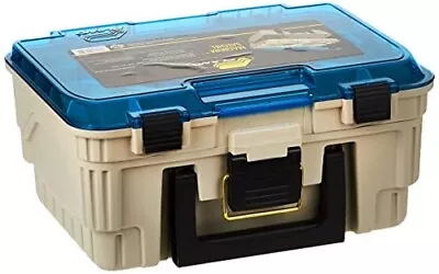 Plano 1349-00 Two Level Magnum 3449 Tackle Box Sandstone/Blue One Size • $20.74