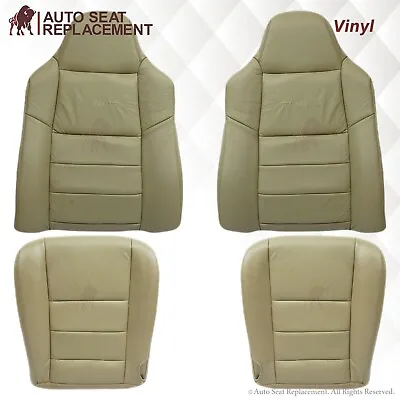 2003 2004 2005 2006 2007 Ford F250 F350 Lariat Synthetic Leather Seat Covers Tan • $70.50