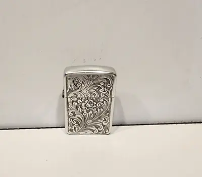 Vintage  PARK Lighter Cigarette Lighter Silver Metal Case Wick Appears Unused • $100