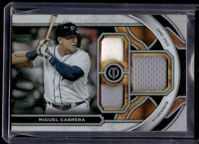 2023 Topps Tribute Triple Relics Miguel Cabrera 147/199 #TR-MC • $14.99