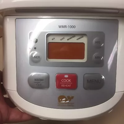 RICE COOKER Portable Convenient High Quality WHALE White Electric 5.5 CUPS • $55