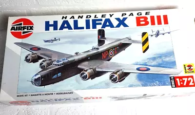 AIRFIX Handley Page Halifax BIII Series 6 1:72 Scale Aircraft Model Kit • £38.99