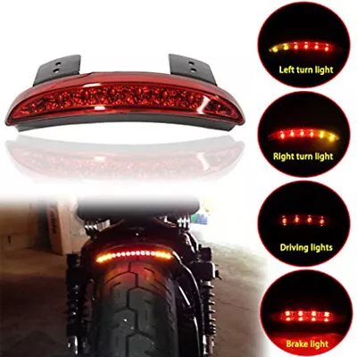 Motorcycle LED Red Turn Signal TailLight Fender For Honda Shadow Spirit 1100 750 • $18.03