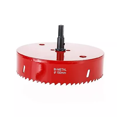 Hole Saw Blade 6 Inch 150mm Bi Metal Speed Slot Drilling Cutter Woodworking Tool • $19.99