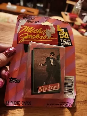 1984 Vintage Michael Jackson 33 Card Complete Set Topps Music Trading Cards NEW • $11.33