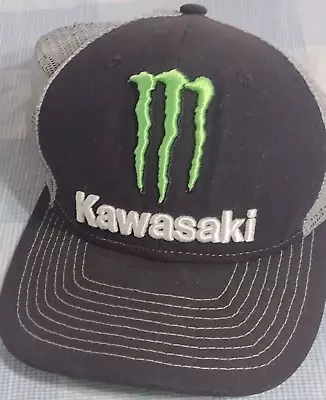 Monster Energy Athlete Hat Monster Energy Kawasaki Athlete Team Green Rider C8 • $24.99