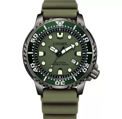 Citizen Men's Promaster Green Dial Watch - BN0157-11X NEW • $150