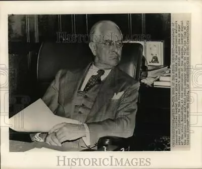 1952 Press Photo Commerce Secretary Charles Sawyer Named Boss Of Steel Industry • $19.99