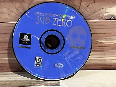 PS1 PlayStation 1 Mortal Kombat Mythologies Sub-Zero Game Disc Only T&W • $28.17