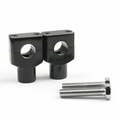 7/8″22mm CNC Motorcycle Handle Bar Mount Risers Clamp For ATV Quad Dirt Bike CY • £27.58