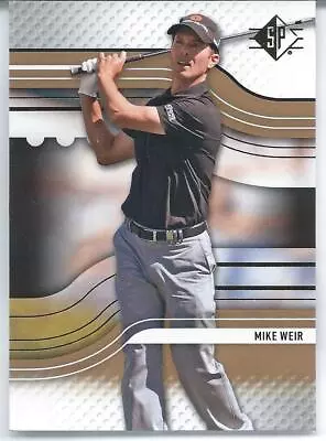 2012 Upper Deck SP Golf MIKE WEIR PGA Masters Tournament US Open European • $1.99