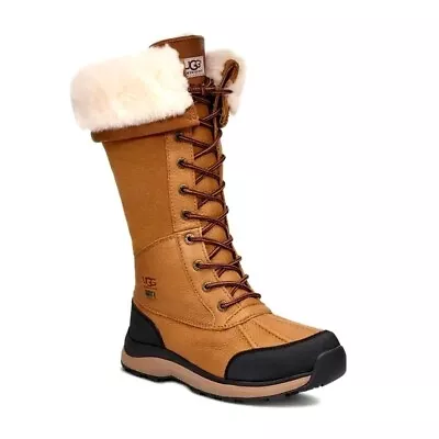UGG Adirondack Tall Boot III Fur Waterproof Sheepskin Leather Outdoor Shoes 7 • $295