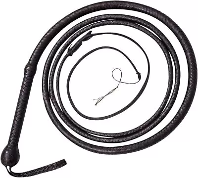 Kangaroo Hide Bullwhips 04ft To 10ft Long Real Leather Whips For Equestrians • $79.99