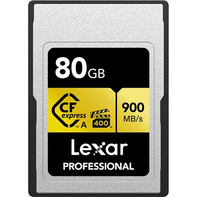 Lexar 80GB CFexpress Type A Gold Series Memory Card • $261.45