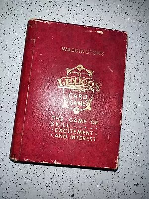 Vintage Lexicon Card Game • £5