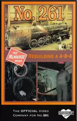 No. 261 Rebuilding A 4-8-4 DVD Passenger Excursion Steam Overhaul Locomotive • $39.95