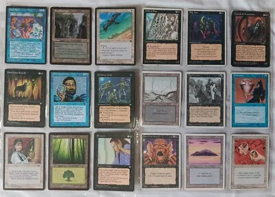 Magic The Gathering MTG Binder Collection 200+ Card Lot 1993 - 2001 • $249.99