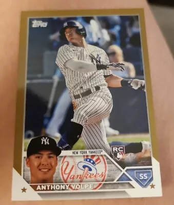 2023 Topps Series 2 Anthony Volpe Gold Rookie RC 1898/2023 Yankees • $100