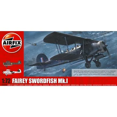 Airfix A04053B Fairey Swordfish Mk.I 1:72 Plane Model Kit • £23.39