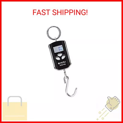 Klau Portable Fish Scale 200 Kg / 400 Lb Heavy Duty Digital Hanging Scales LCD D • $27.55