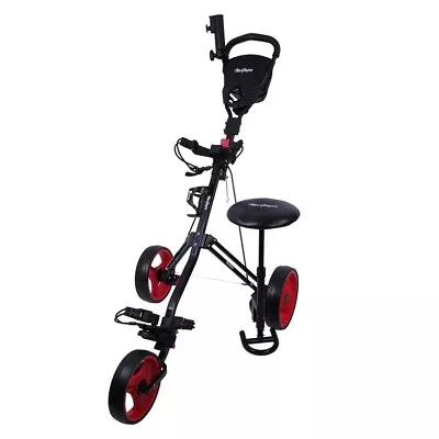MacGregor Golf X-TREME 3 Wheel Push/Pull Golf Buggy/Trolley/Cart/Trundler W Seat • $239.95